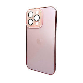 Чохол для смартфона AG Glass Sapphire Frame MagSafe Logo for Apple iPhone 15 Pro Pink