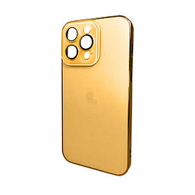 Чохол для смартфона AG Glass Sapphire Frame MagSafe Logo for Apple iPhone 15 Pro Gold