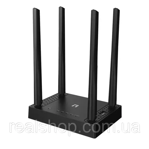 Маршрутизатор Netis N5 дводіапазонний Gigabit, AC1200, чорний, фото 1