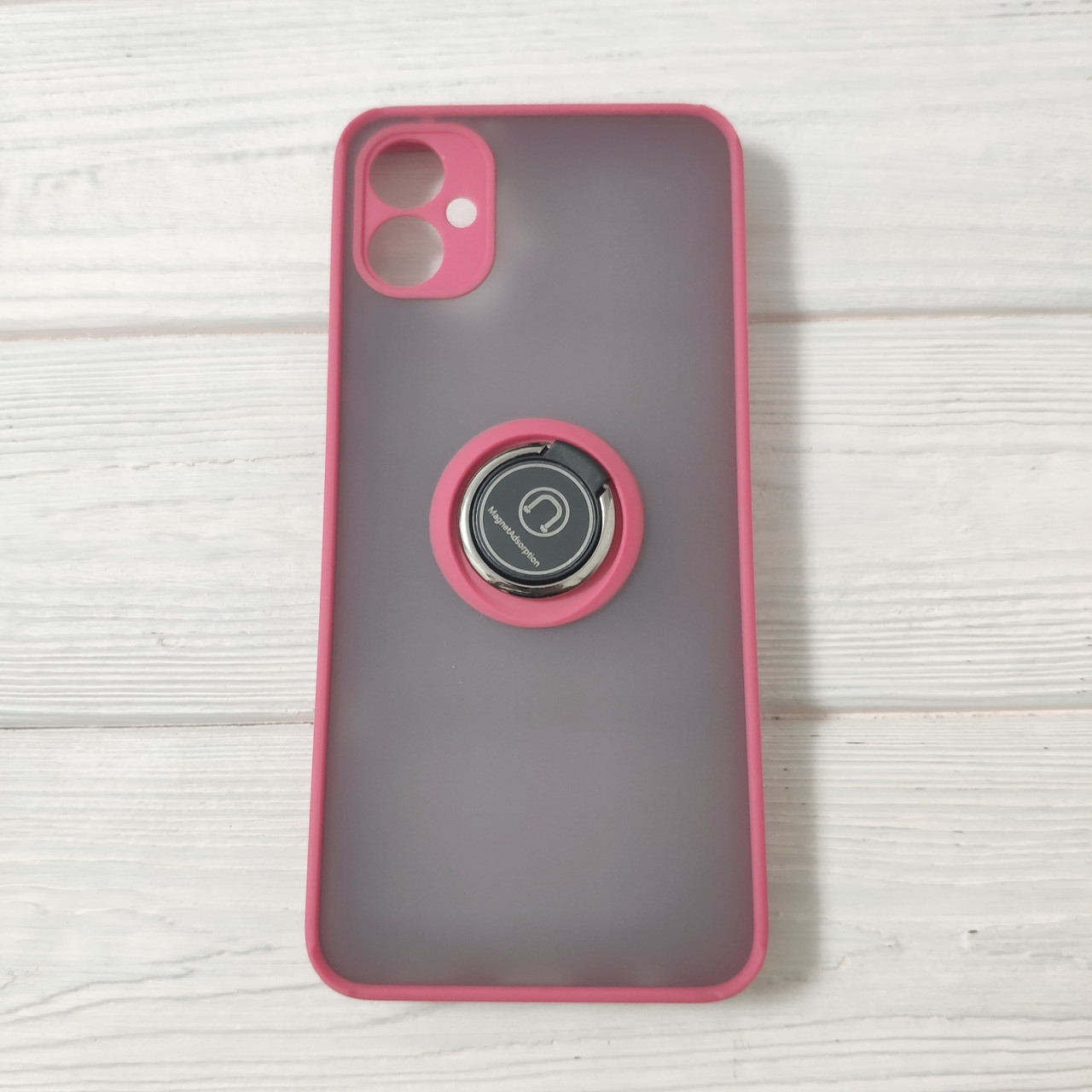 Чохол Armor Ring для Samsung Galaxy A05/A055 протиударний з кільцем Червоний, фото 1