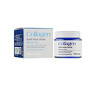 Зволожувальний крем для обличчя з колагеном FarmStay Collagen Super Aqua Cream 80мл ФармСтей