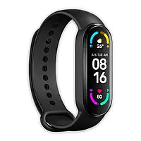 Фитнес-браслет Smart Band M6 с магнитной зарядкой Black (3_01239) UL, код: 8025256