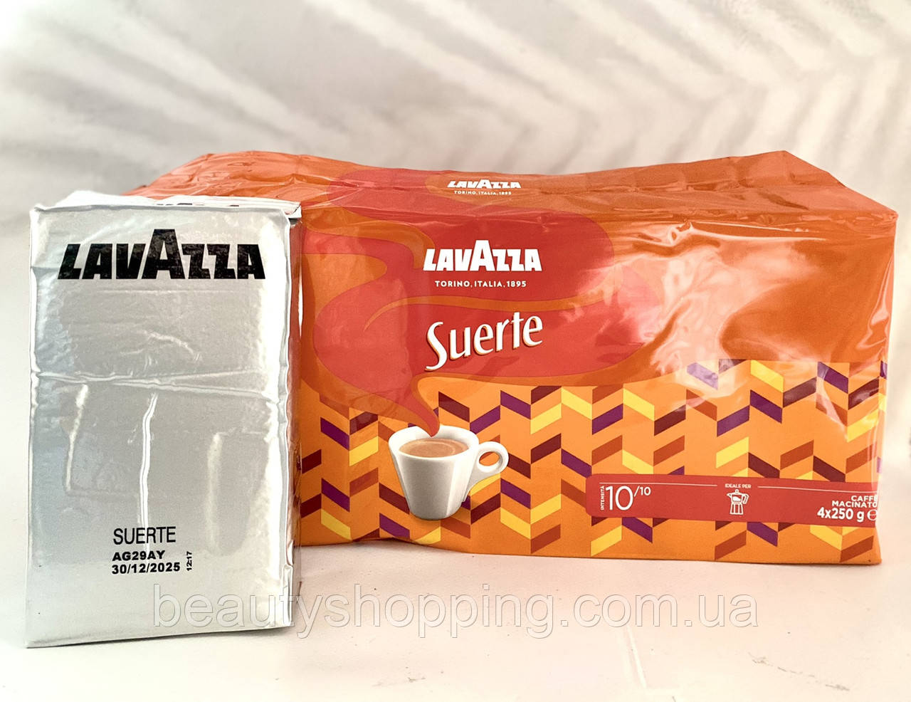Кава лавацца суерте мелена Lavazza Suerte 250 г Італія