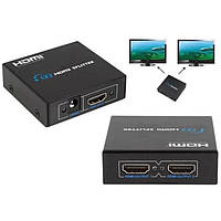 Разветвитель HDMI на 2 порта, HDMI SPLITTER для мониторов и телевизоров, дубляж изображения 9219