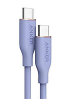 Кабель Anker 643 PowerLine III USB-C to USB-C 100W Flow Silicone 1,8m для iPhone 15/15 Pro/15 Pro Max, iPhone