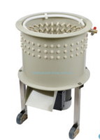 Машина для снятия пера (ощипывания) для кур-бройлеров (перосъемная, перощипальная машина), бак 480 мм
