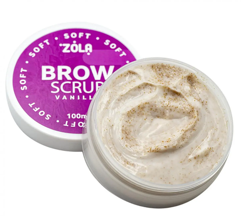 Скраб для брів з ароматом ванілі Zola 100 мл, фото 1