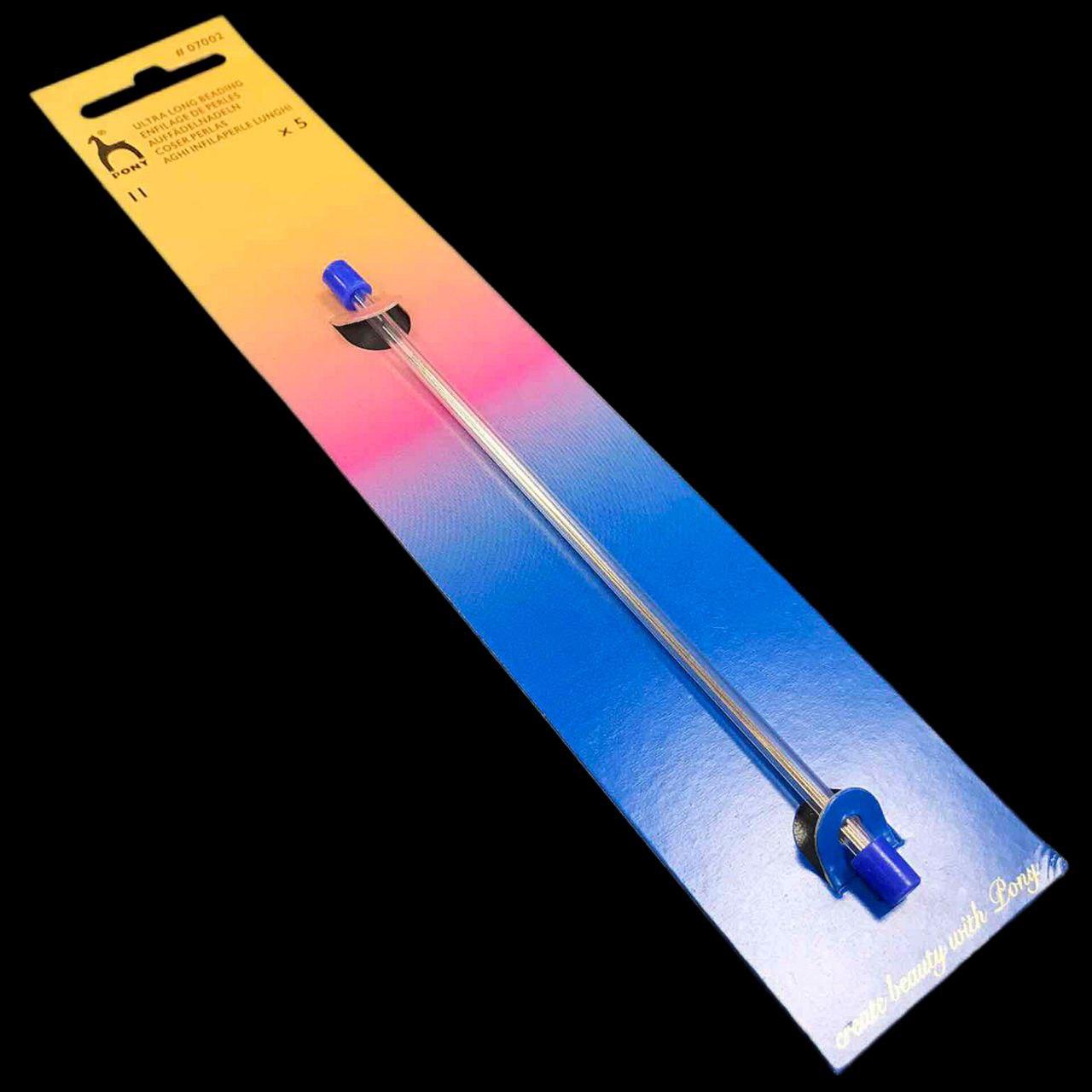 Голки довгі бісерні Pony №11, 5 шт, фото 1