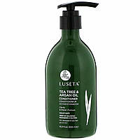 Кондиціонер для жирного волосся Luseta Tea Tree Argan Oil Conditioner 500ml (LU00013) BM, код: 2407828