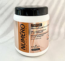 Numero Ristrutturante Avena Маска для волосся з есктрактом вівса відновлення структури волосся 1л Brelil Італія