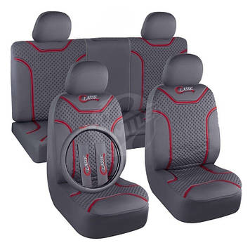 Чохли сидінь Milex Classic сірі повний комплект AG-7262/4