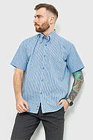 Рубашка мужская в полоску голубой 167R0713 Ager M ET, код: 8231482
