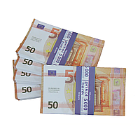 Сувенирные деньги 50 Евро 80шт