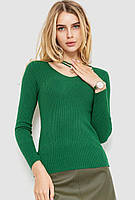 Кофта женская в рубчик зеленый 204R037 Ager S-M ET, код: 8227897