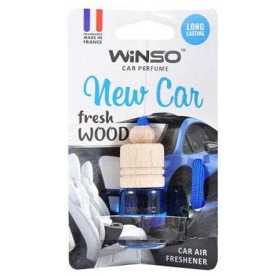 Ароматизатор для автомобиля WINSO Fresh Wood New Car 4,5мл (530400) sl - фото 1 - id-p2175910529