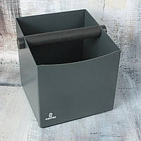 Нок-бокс для кави металевий VD Coffee Куб професійний для бариста knock box для кави knock box для кавового жмиху