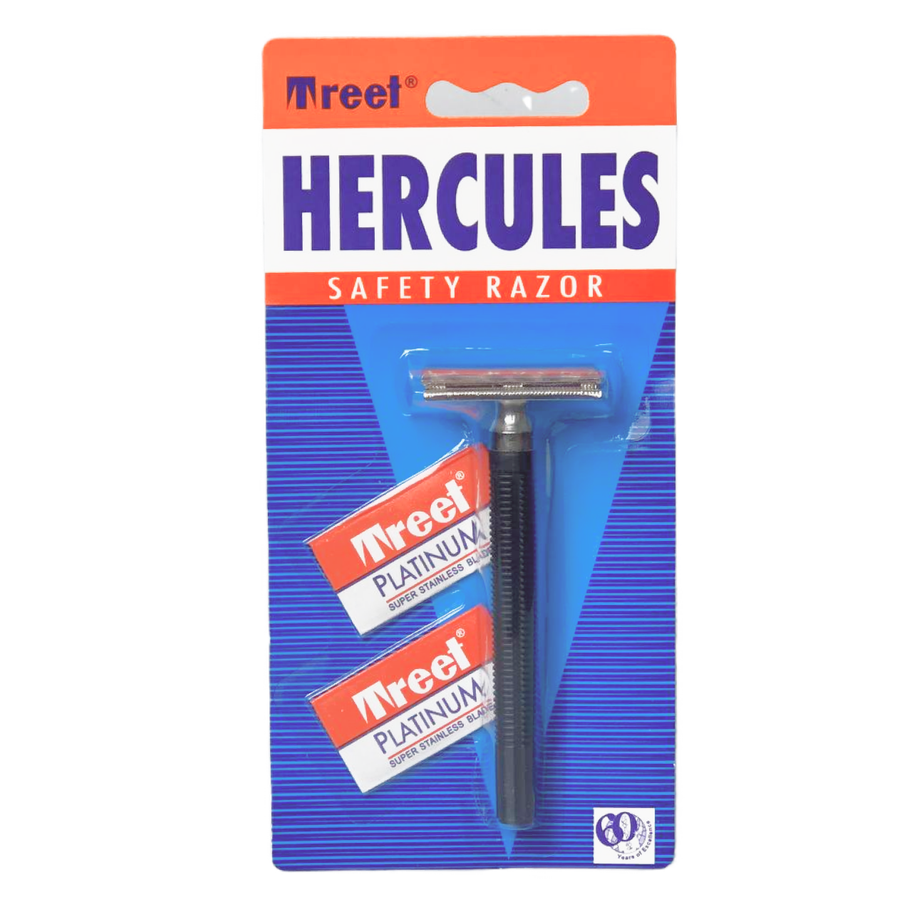 Верстат Т образний для гоління Treet Hercules з пластиковою ручкою + 2 леза в подарунок