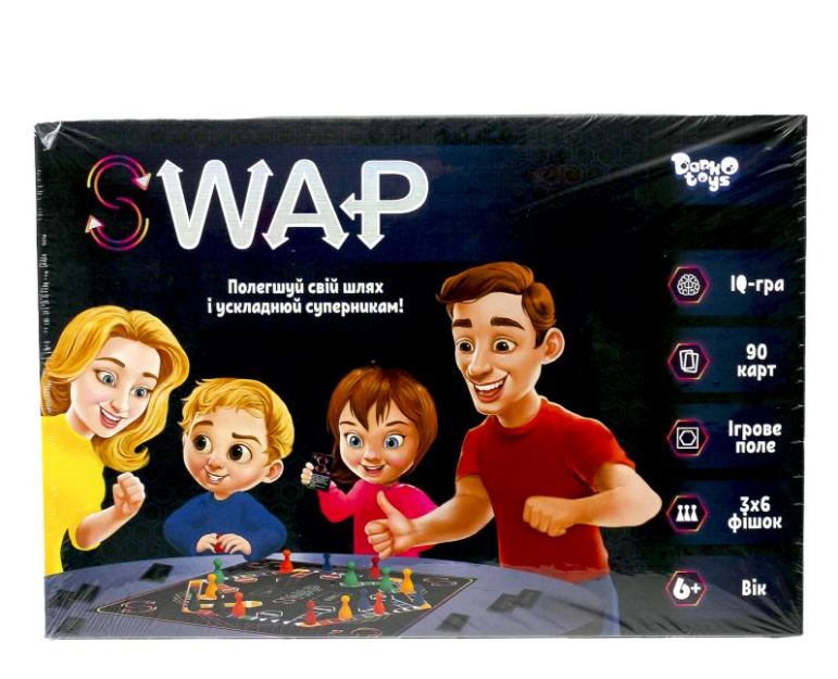 Настільна гра Danko Toys Swap 2-6 гравців для всієї родини