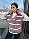 Стильна в'язана жилетка в смужку хіт продажів 2024, фото 6