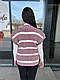 Стильна в'язана жилетка в смужку хіт продажів 2024, фото 7