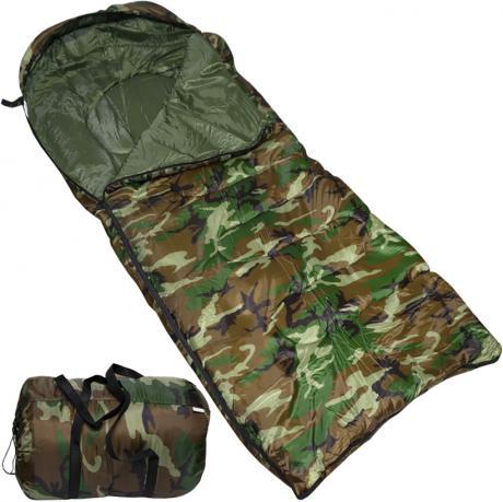 Спальний мішок  з капюшоном зимовий 3кг 486-3, 2270х900см купити дешево оптом в інтернет-магазині