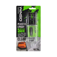 Клей WINSO эпоксидный двухкомпонентный Plastic Epoxy 30g (300600) sl