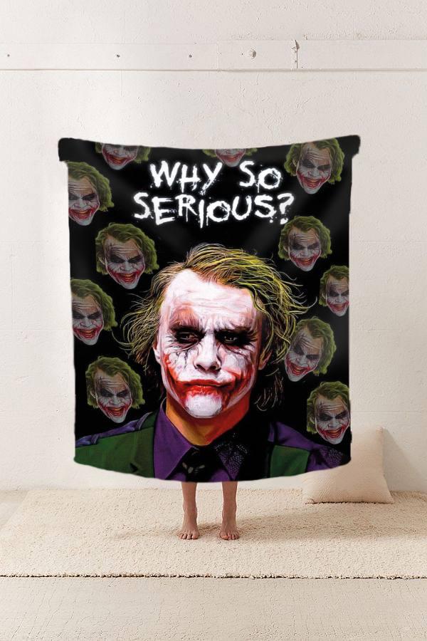 Плед 3D Джокер Why so serious ? 20222402_A 11606 160х200 см pl - фото 2 - id-p2175870567