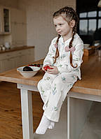 Детская пижама из муслина Эвкалипт (цифровая печать) AT