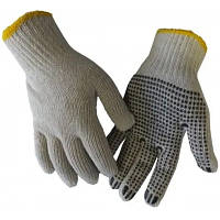 Защитные перчатки Werk ХБ натур., Черная точка (WE2102) sl
