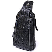 Кожаная мужская сумка через плечо Vintage 20671 Черный UL, код: 7487271