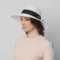 Шляпа LuckyLOOK женская со средними полями 842-978 One size Белый UL, код: 7445212