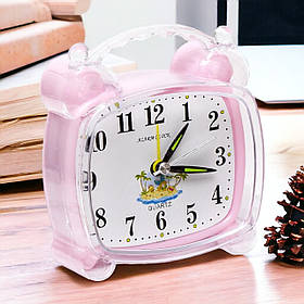 Годинник-будильник настільний на батарейці АА 9,5х11,5см