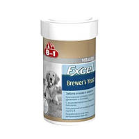 8IN1 EXCEL BREWERS 140т дрожжи с чесноком для собак и котов