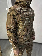 Куртка ESDY Softshell софтшел, тактична 01. CP мультикам, фото 3
