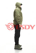 Куртка ESDY Softshell софтшел, тактична 01 Олива, фото 3