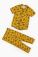 Пижама для мальчика Teknur 45633 104-110 см Горчичный (2000989663812) UL, код: 8122571