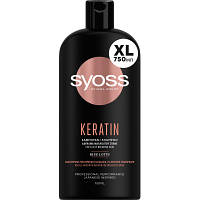 Шампунь Syoss Keratin с Голубым Лотосом для ломких волос 750 мл (5201143725606) mb sl