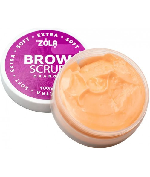Скраб для брів екстрам'який з ароматом апельсина Zola 100 мл