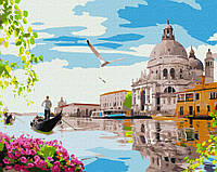 Картина по номерам "Яркая Венеция" Идейка KHO3620 40х50 см lk