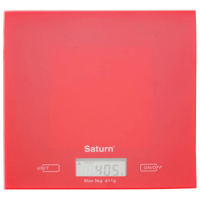 Весы кухонные Saturn ST-KS7810 Red sl - фото 1 - id-p2175985545