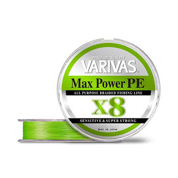 Шнур Varivas Max Power PE X8 Lime Green 150m
