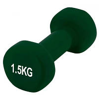 Гантель PowerPlay 4125 Achilles 1.5 кг Зелена (PP_4125_1.5kg) sl