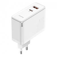 Зарядний пристрій Baseus GaN5 Pro Fast Universal USB-A/USB-C 100W white, фото 9