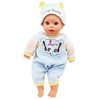 Дитяча іграшка Пупс хохотун Bambi Пупс B-10 IC(Blue) 38 см UL, код: 8380520
