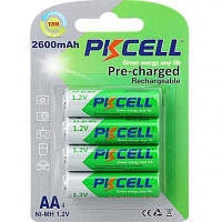 Аккумулятор PkCell AA R6 NiMH 2600mAh * 4 (PC/AA2600-4BA) sl