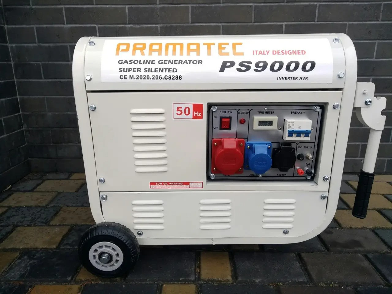 Генератор бензиновий 2,58 кВт Pramatec PS9000 трьохфазний