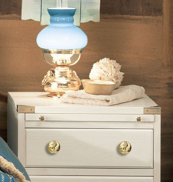 Фото ручки кнопки в морском стиле латунь 