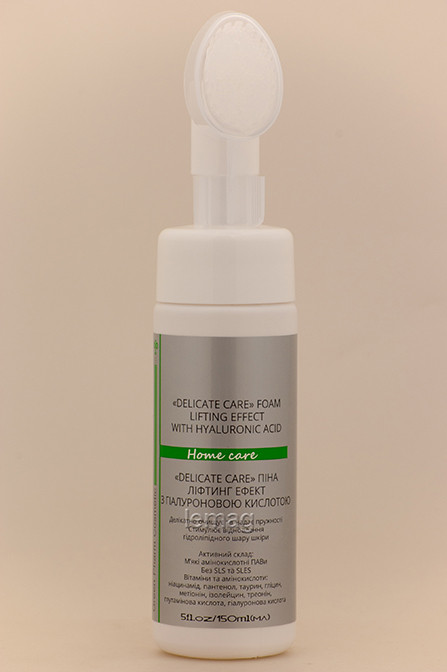 Green Pharm Піна ліфтинг ефект з гіалуроновою кислотою Delicate Care, 150 мл