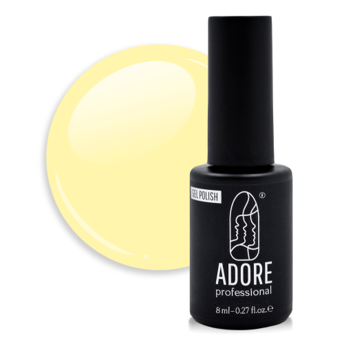 Гель-лак для нігтів Adore professional P-15 - soft sour,жовтий пастельний 8 мл