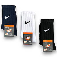 Носки женские демисезонные хлопок Nike, размер 36-39, высокие, ассорти, 05194